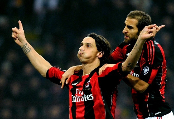  米兰德比大战,伊布破门定乾坤  